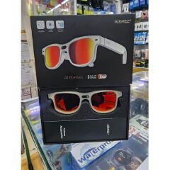 Airmez AI Smart Glasses with Camera (12MP, Multilingual Translation, 3 Lens Sets, Waterproof)