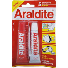 Araldite Glue Epoxy Adhesive Bonding Agent Clear