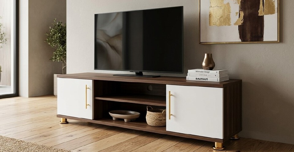 Chuku Modern Wooden  TV stand