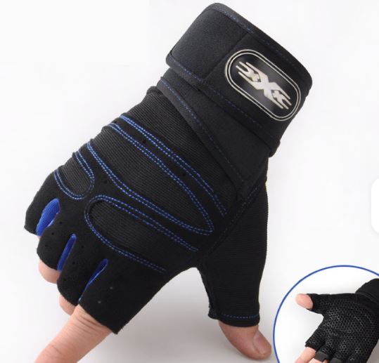 Half Finger Gym Gloves – Non-Slip Weight Lifting & Cycling Gloves for Men & Women