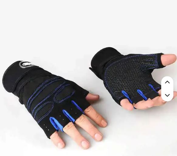 Half Finger Gym Gloves – Non-Slip Weight Lifting & Cycling Gloves for Men & Women