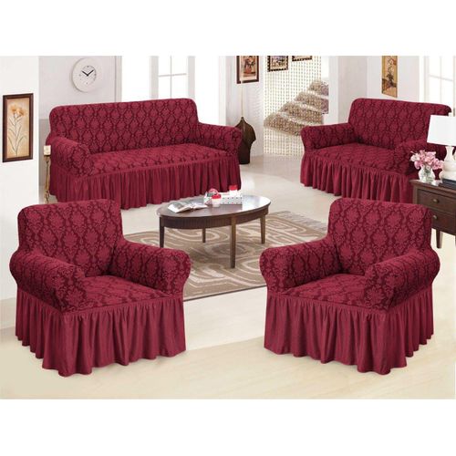 Quality Classy Universal Stretchable TURKEY Jacquard SEAT COVERS, SOFA LOOSE COVERS- 7 Seater-3:2:1:1