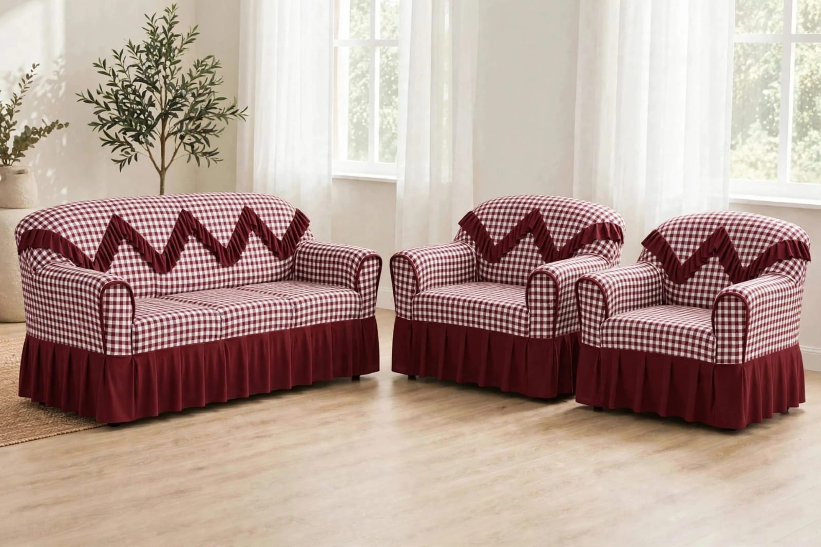 Premium High-Quality Elastic Loose Sofa Covers – Stretchable Protective Couch Covers