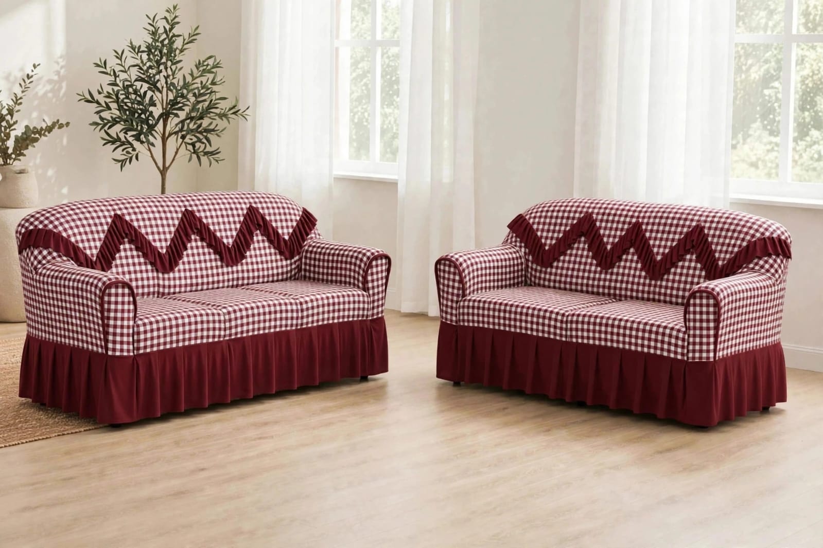 Premium High-Quality Elastic Loose Sofa Covers – Stretchable Protective Couch Covers
