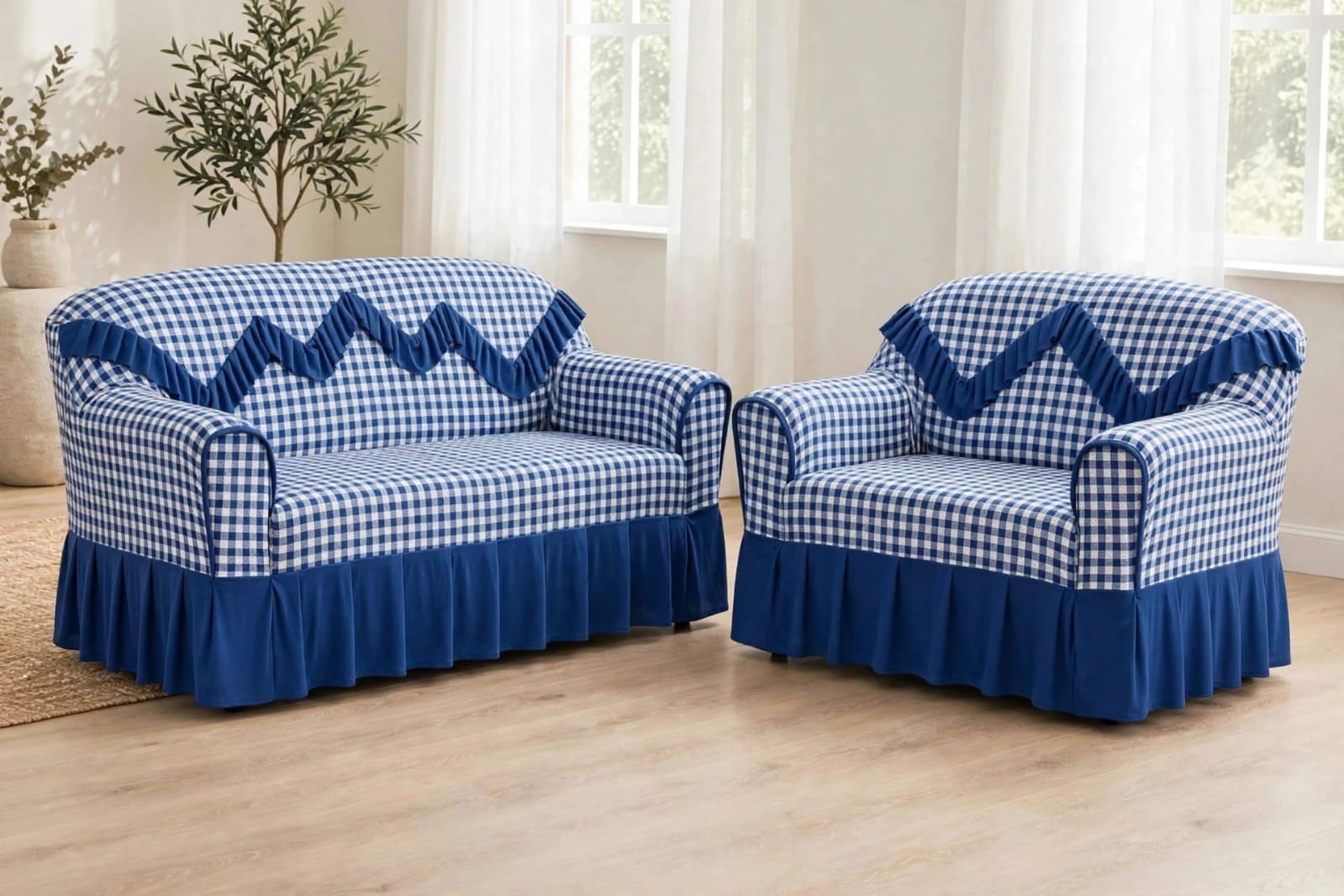 Premium High-Quality Elastic Loose Sofa Covers – Stretchable Protective Couch Covers
