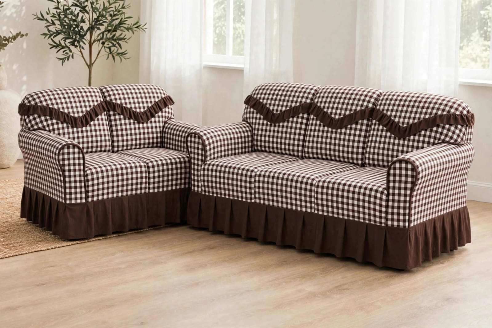 Premium High-Quality Elastic Loose Sofa Covers – Stretchable Protective Couch Covers