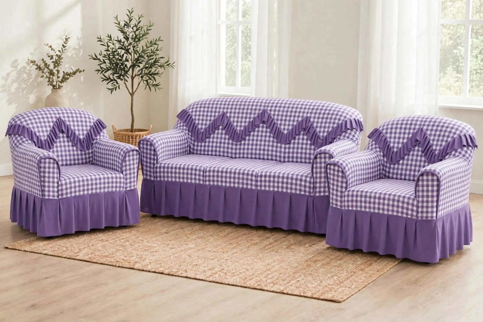 Premium High-Quality Elastic Loose Sofa Covers – Stretchable Protective Couch Covers