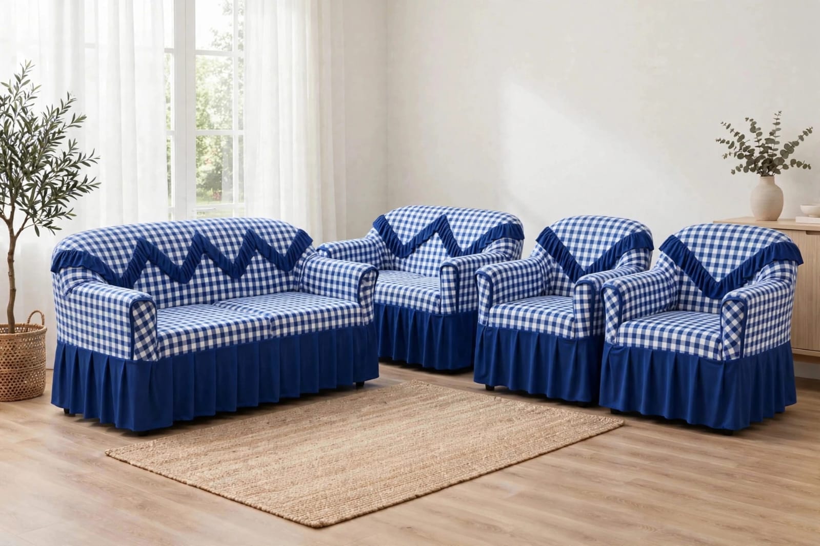 Premium High-Quality Elastic Loose Sofa Covers – Stretchable Protective Couch Covers