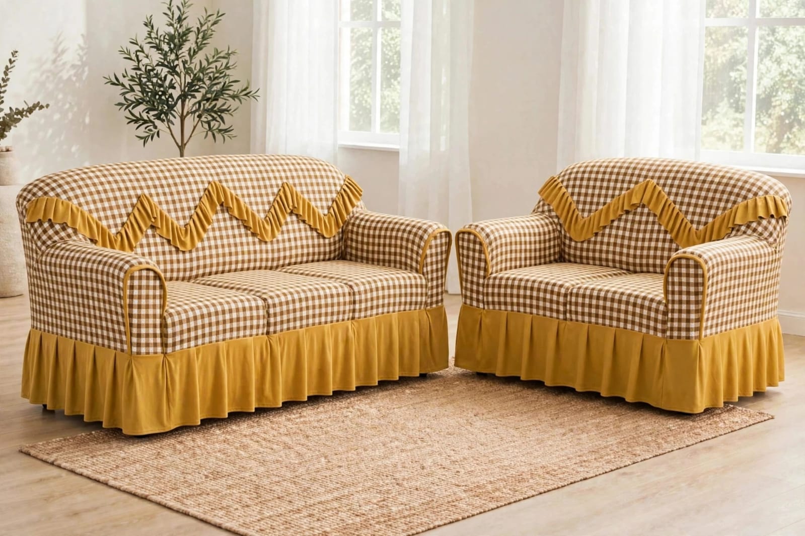 Premium High-Quality Elastic Loose Sofa Covers – Stretchable Protective Couch Covers
