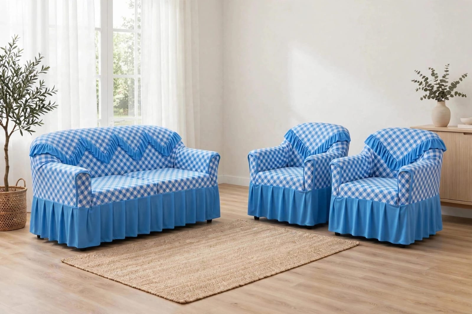 Premium High-Quality Elastic Loose Sofa Covers – Stretchable Protective Couch Covers