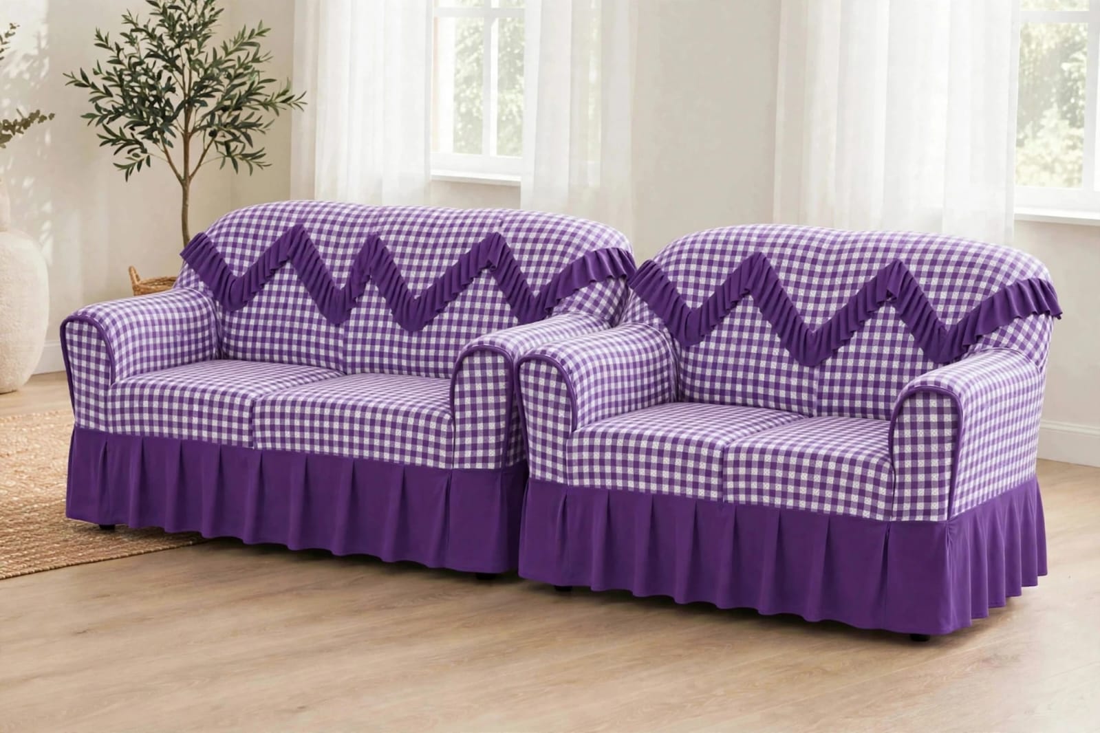 Premium High-Quality Elastic Loose Sofa Covers – Stretchable Protective Couch Covers
