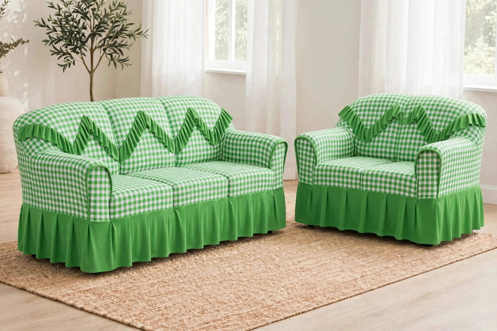Premium High-Quality Elastic Loose Sofa Covers – Stretchable Protective Couch Covers