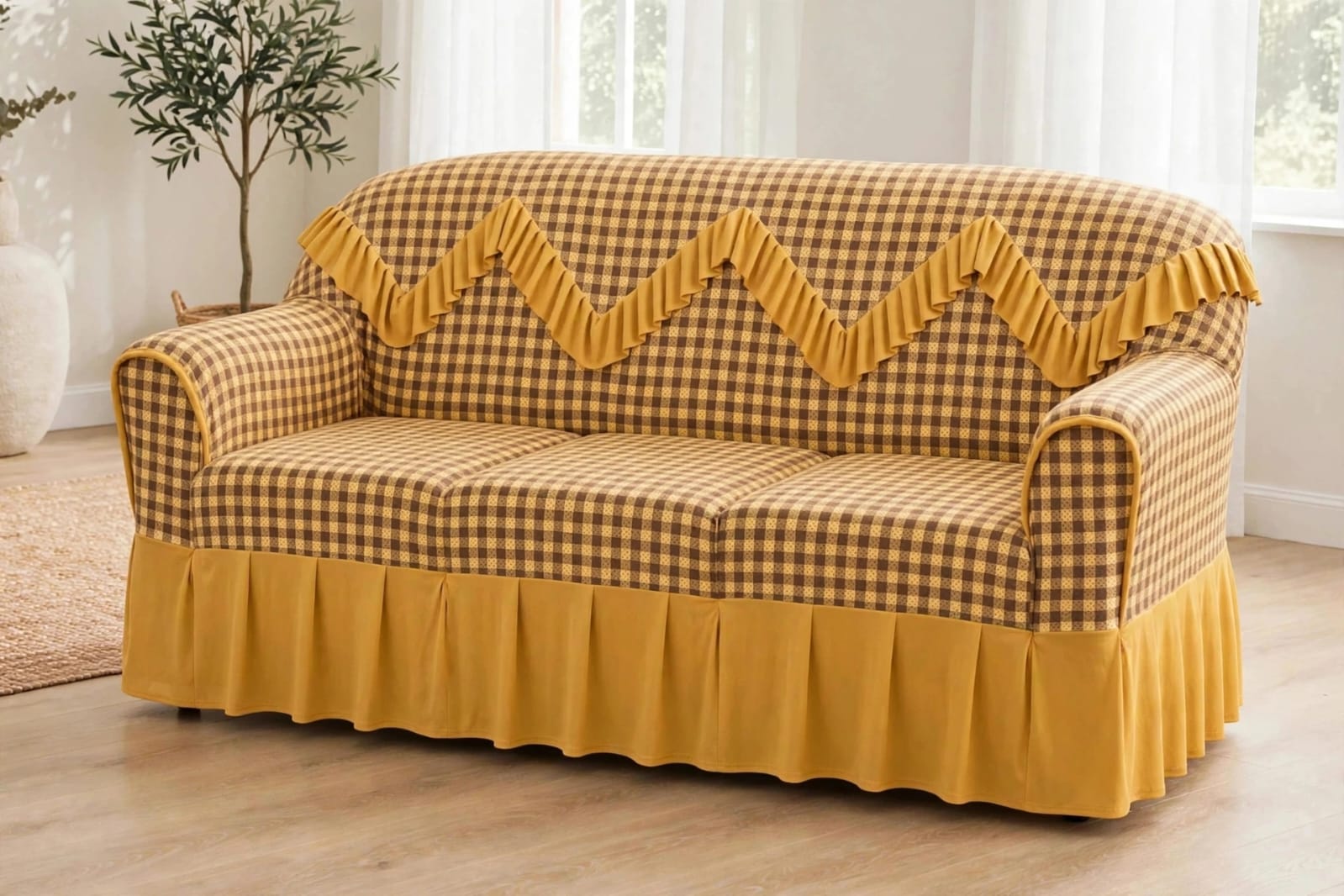 Premium High-Quality Elastic Loose Sofa Covers – Stretchable Protective Couch Covers