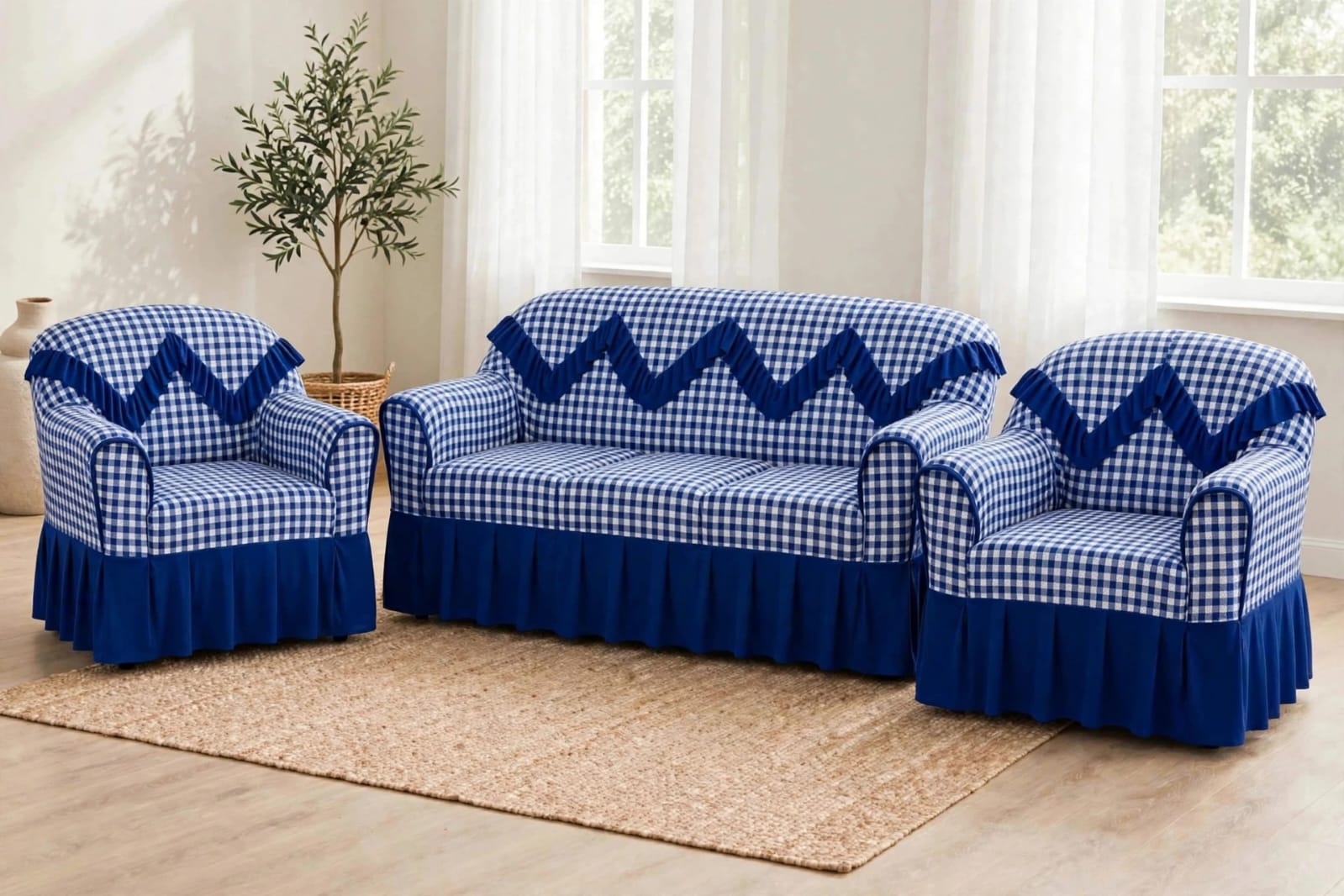 Premium High-Quality Elastic Loose Sofa Covers – Stretchable Protective Couch Covers