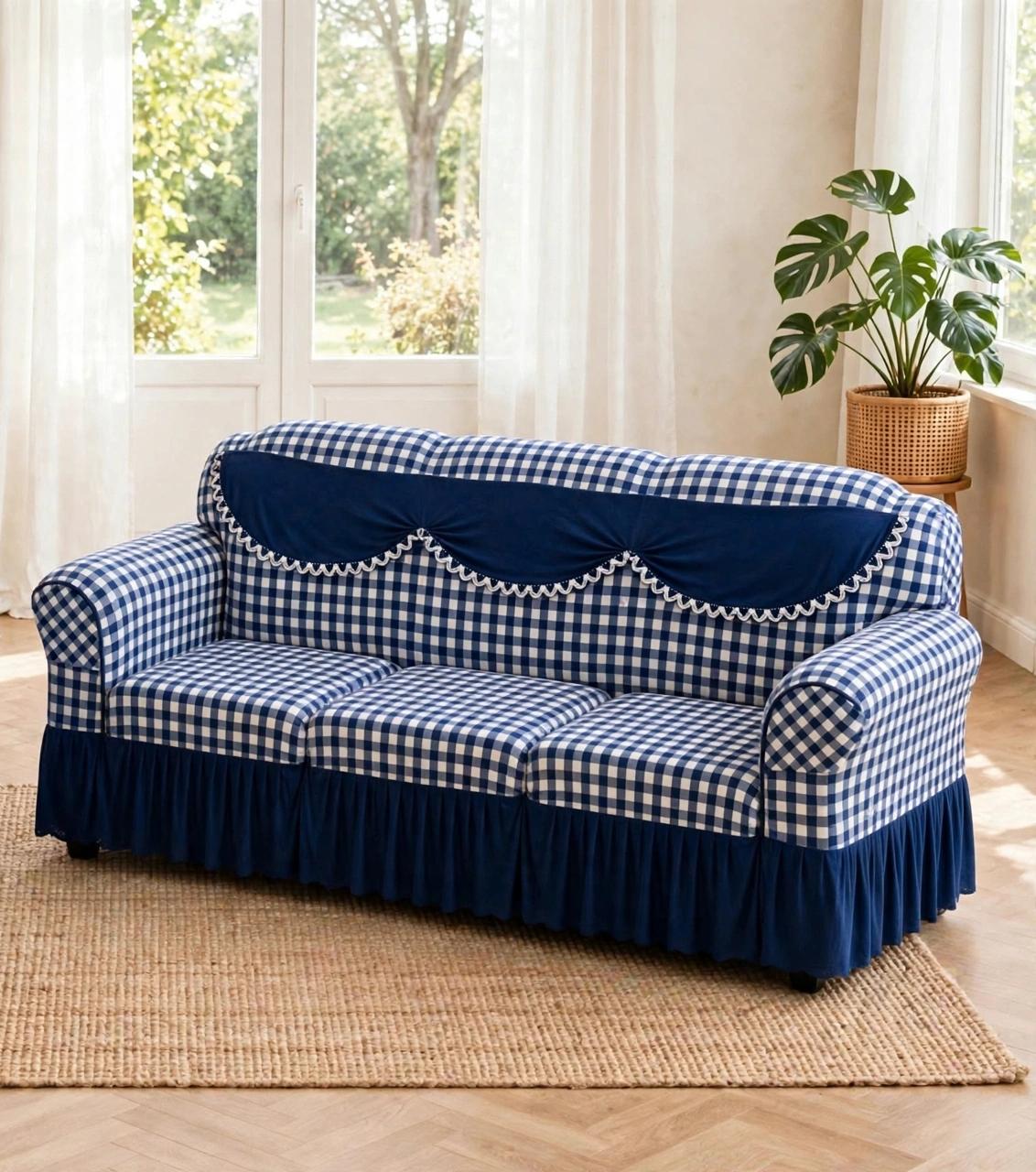 Premium Throw Pillow covers, Table covers and High Quality Elastic Loose Sofa Covers -Stretchable Material.