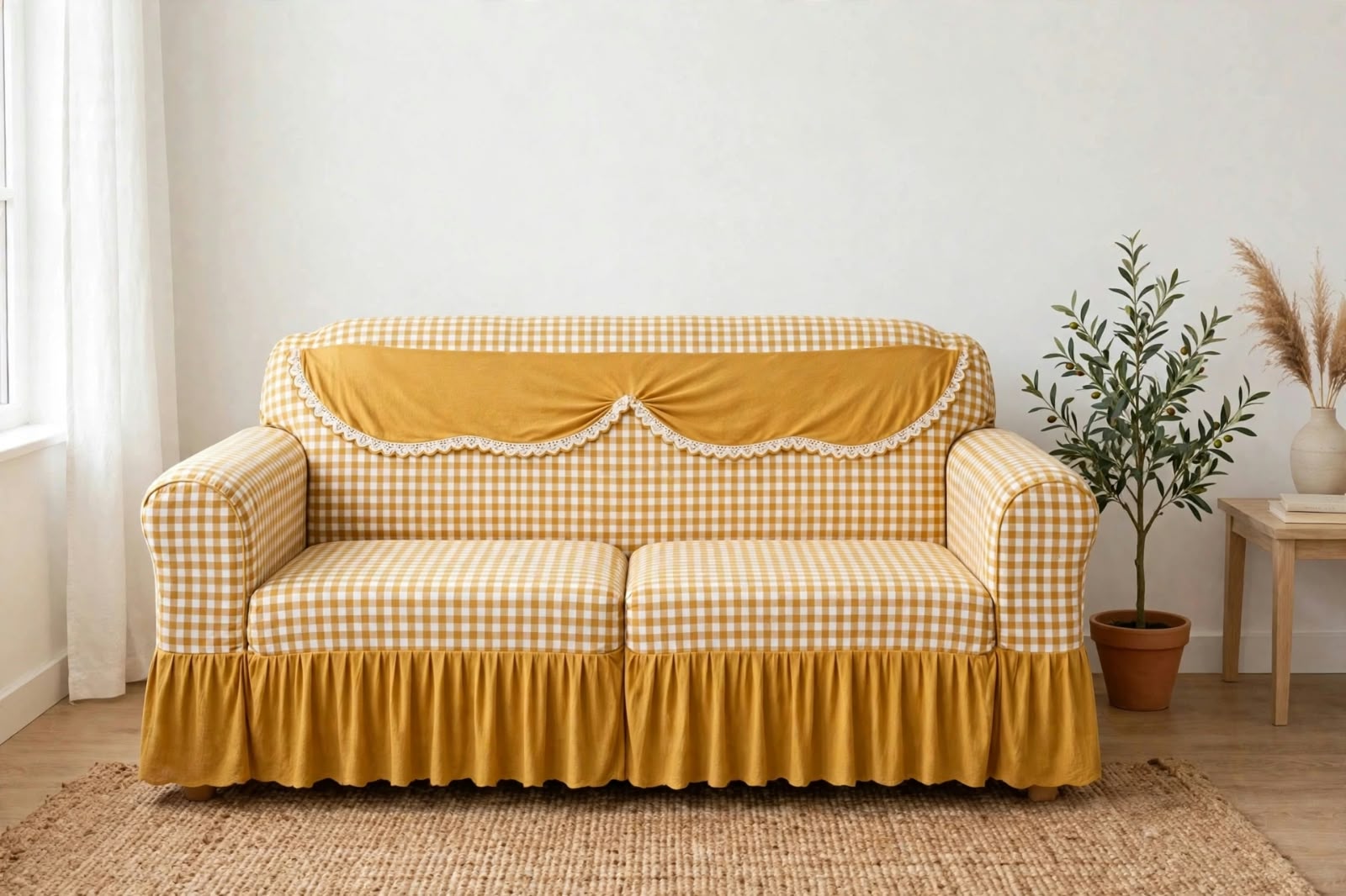 Premium Throw Pillow covers, Table covers and High Quality Elastic Loose Sofa Covers -Stretchable Material.
