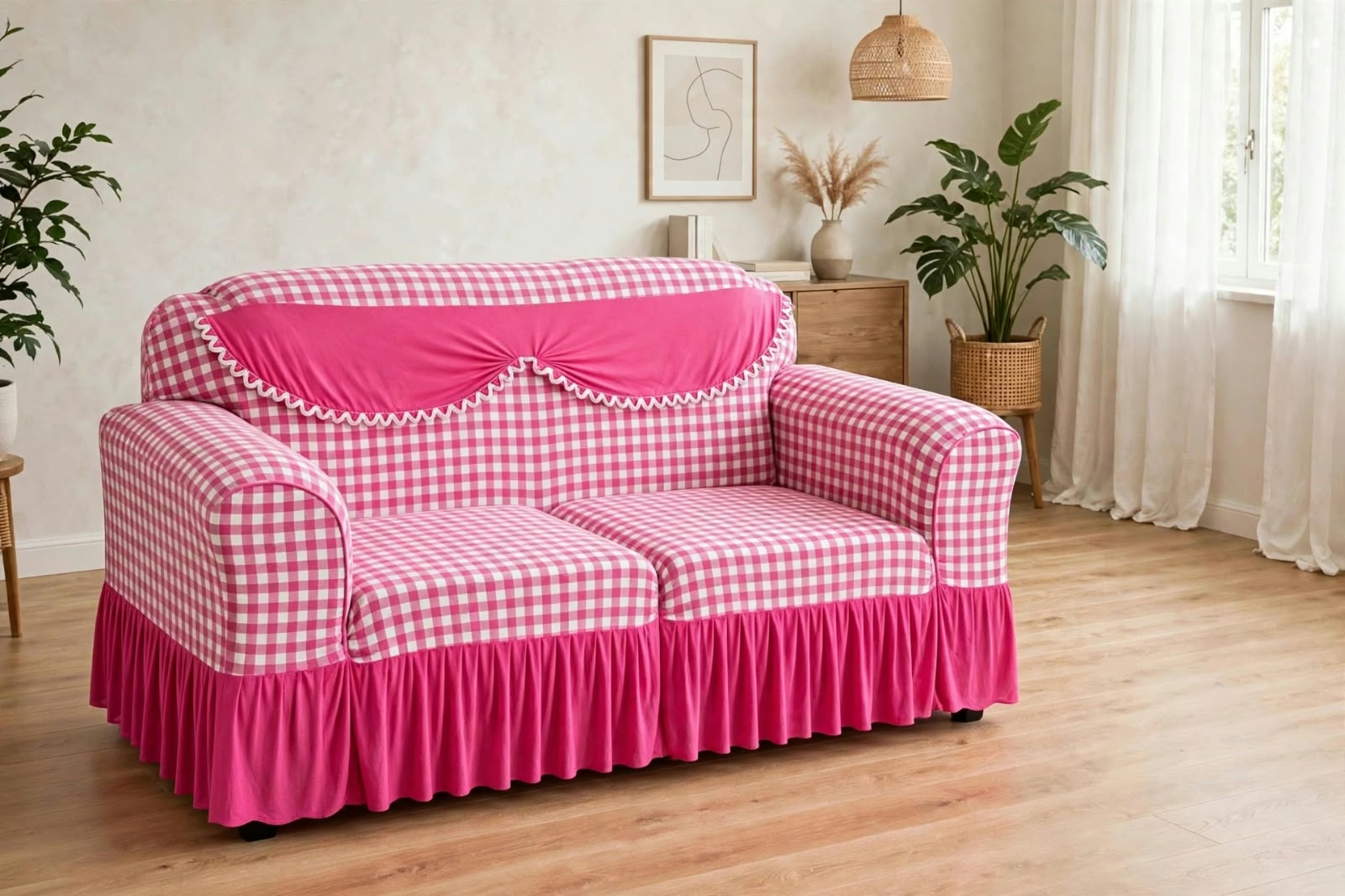Premium Throw Pillow covers, Table covers and High Quality Elastic Loose Sofa Covers -Stretchable Material.