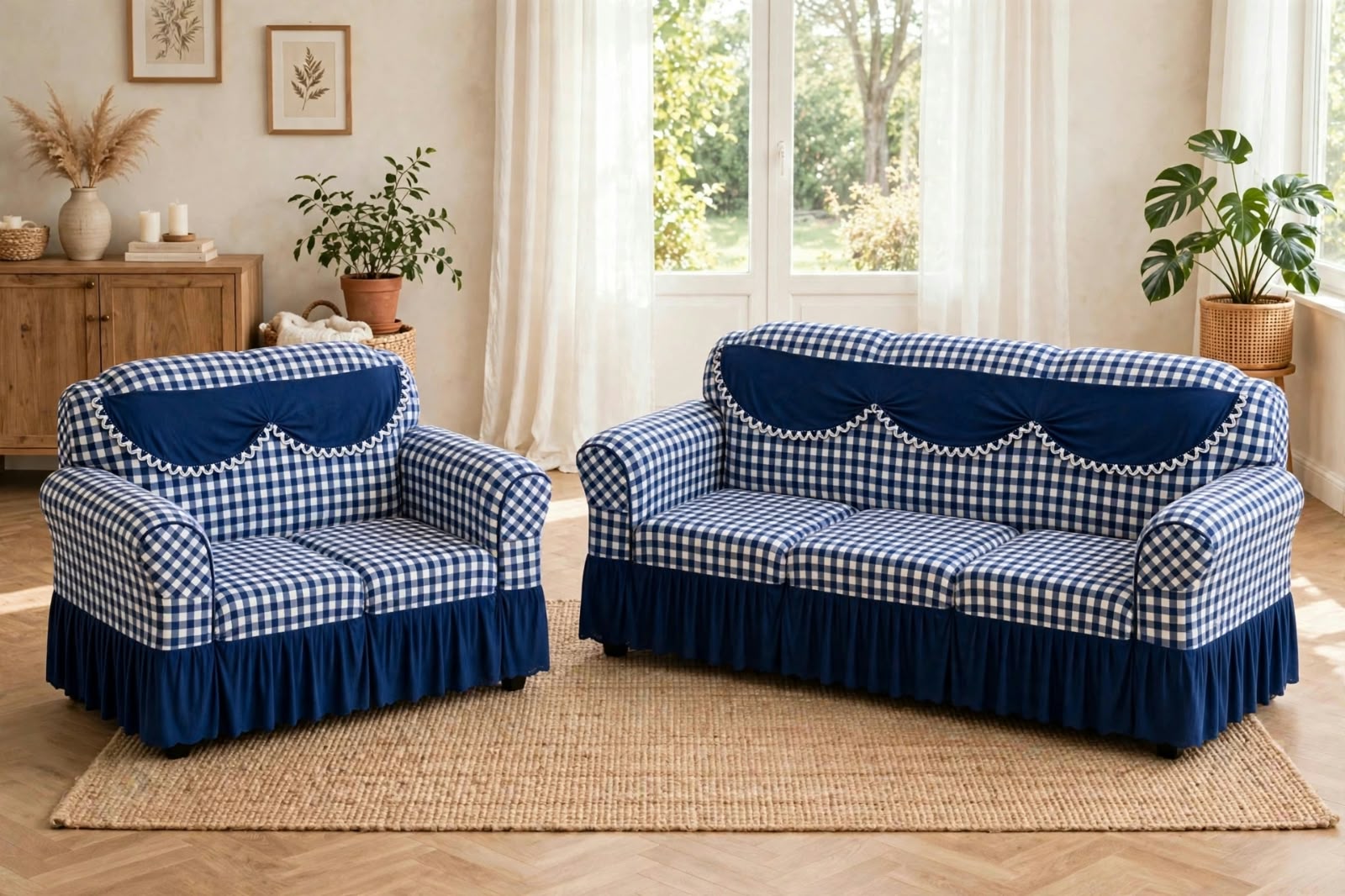 Premium Throw Pillow covers, Table covers and High Quality Elastic Loose Sofa Covers -Stretchable Material.