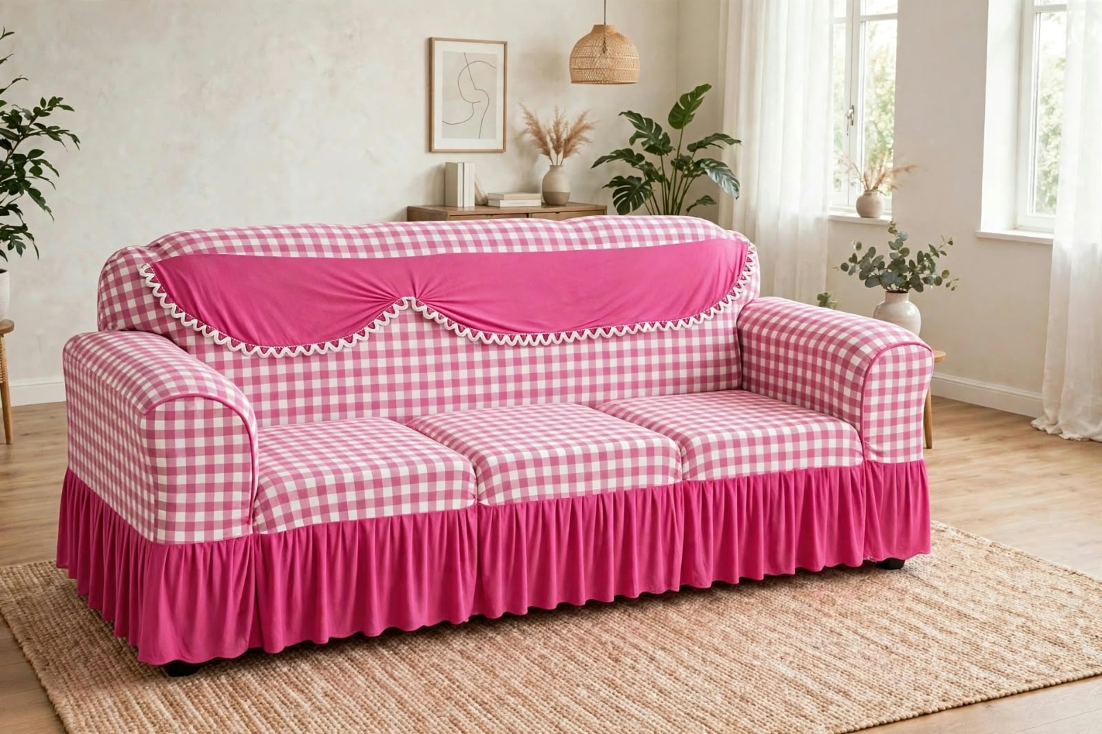 Premium Throw Pillow covers, Table covers and High Quality Elastic Loose Sofa Covers -Stretchable Material.