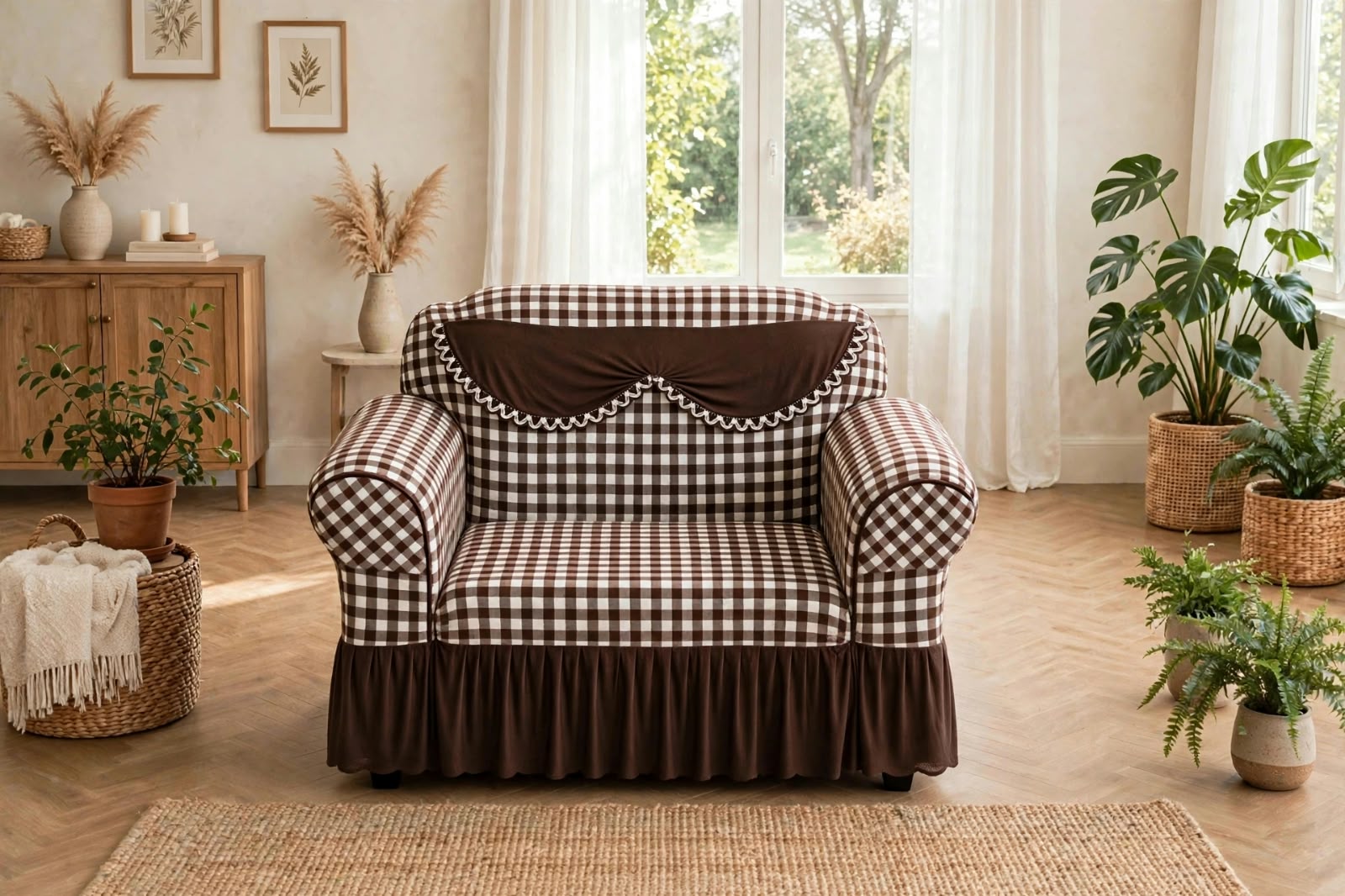 Premium Throw Pillow covers, Table covers and High Quality Elastic Loose Sofa Covers -Stretchable Material.
