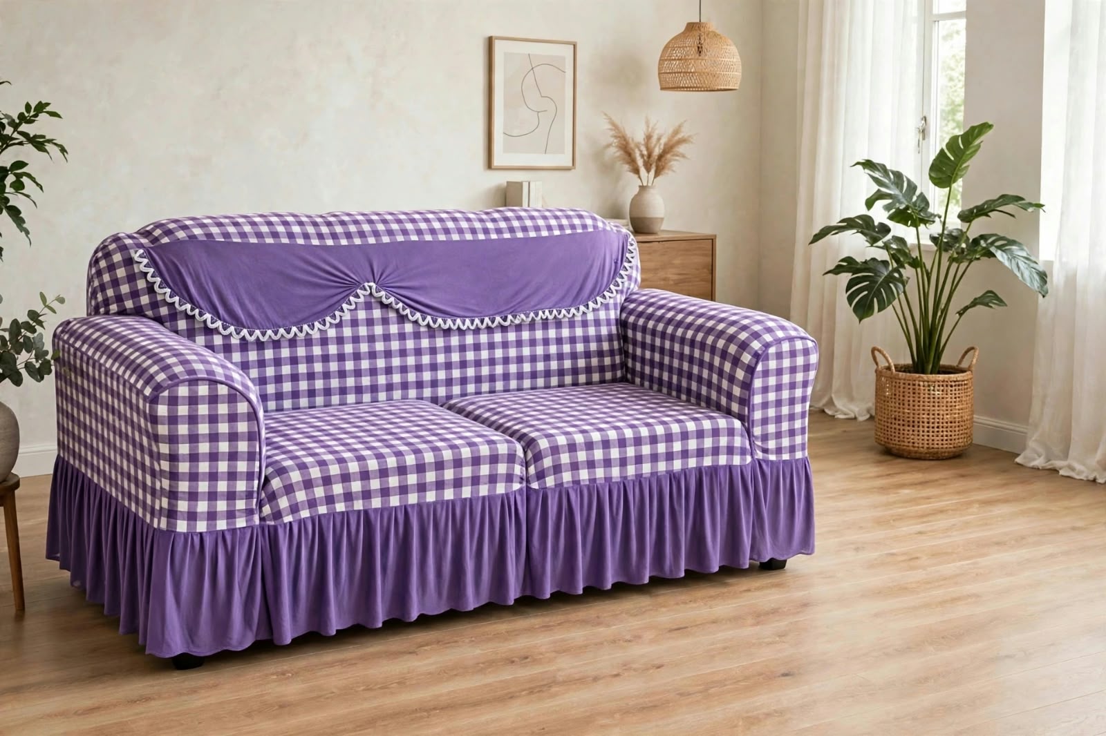 Premium Throw Pillow covers, Table covers and High Quality Elastic Loose Sofa Covers -Stretchable Material.