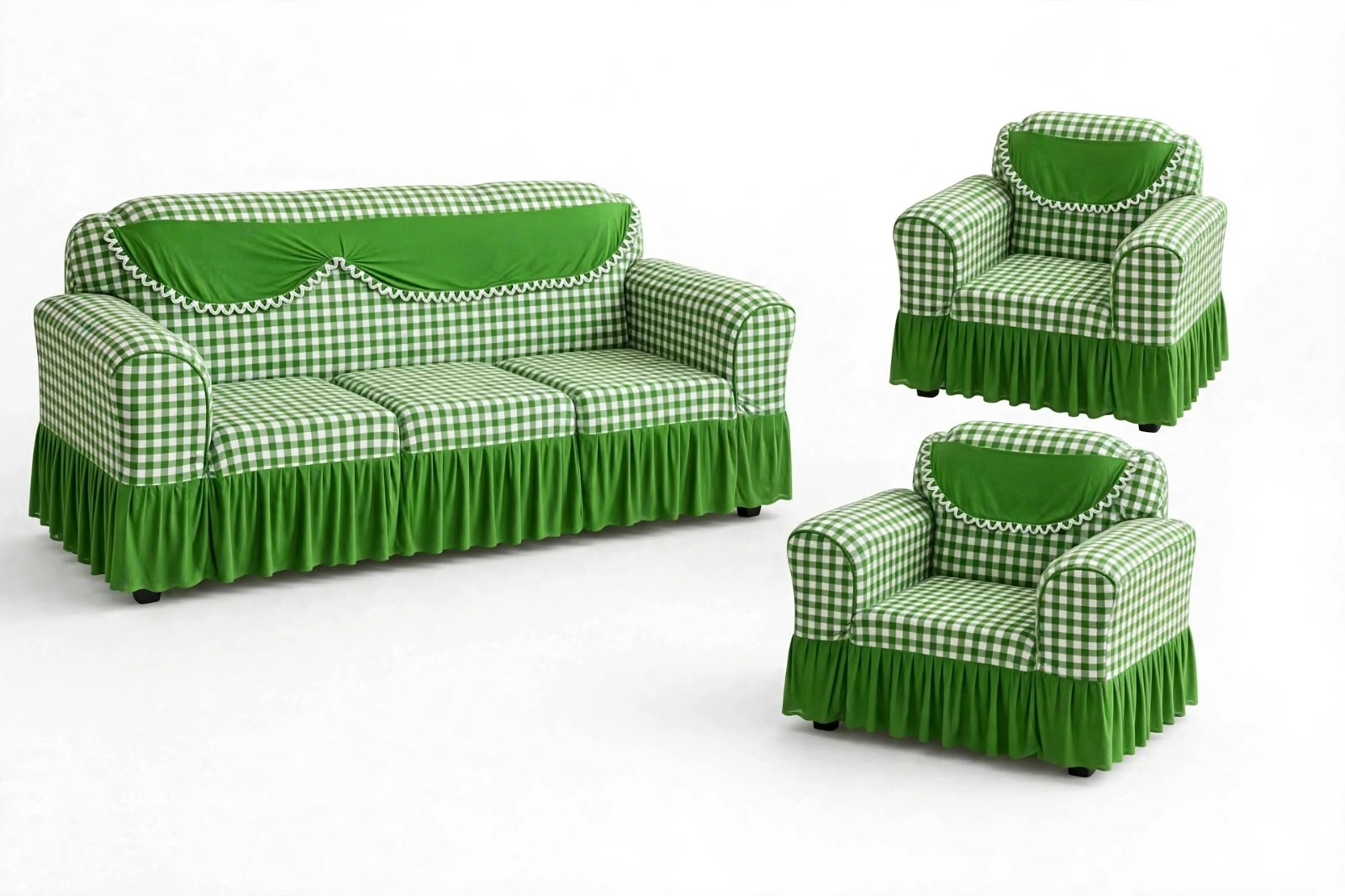 Premium Throw Pillow covers, Table covers and High Quality Elastic Loose Sofa Covers -Stretchable Material.
