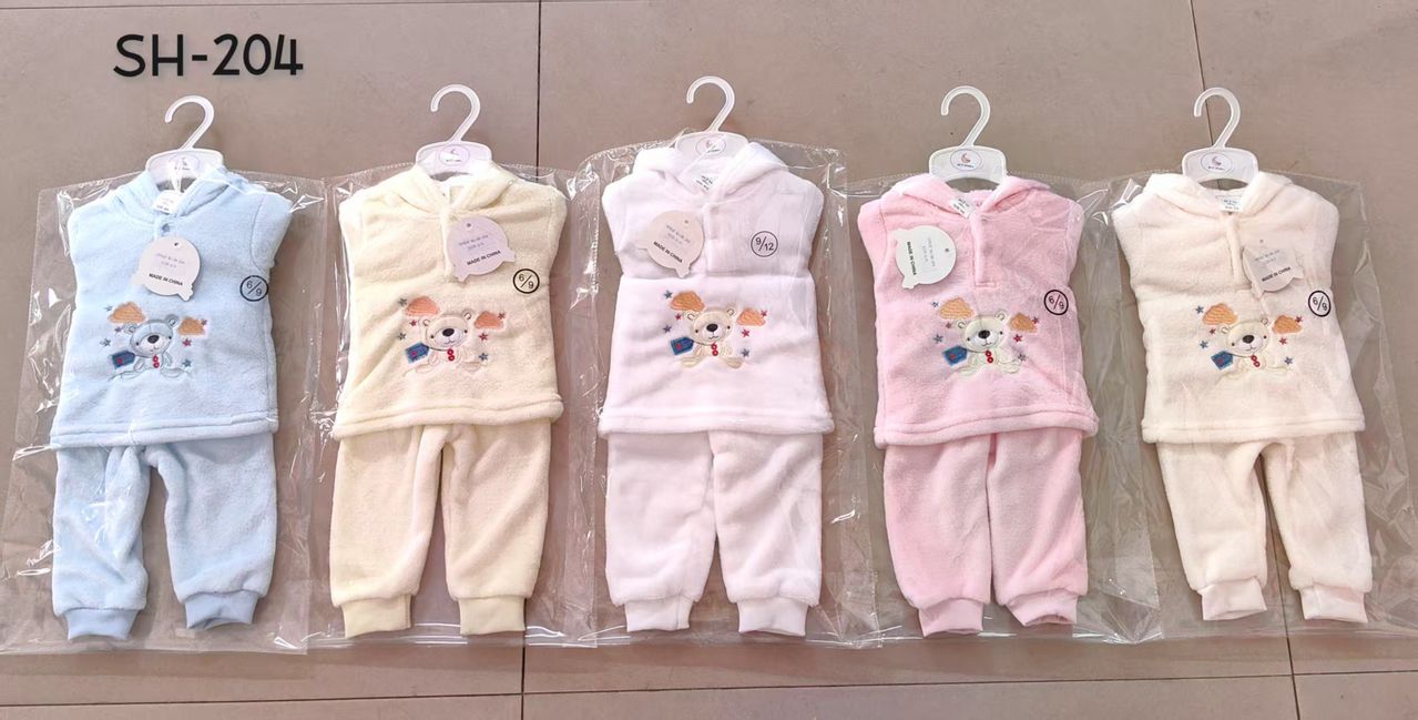 2 pcs newborn2 Pc Pieces Unisex New Born Baby Receiving Set
