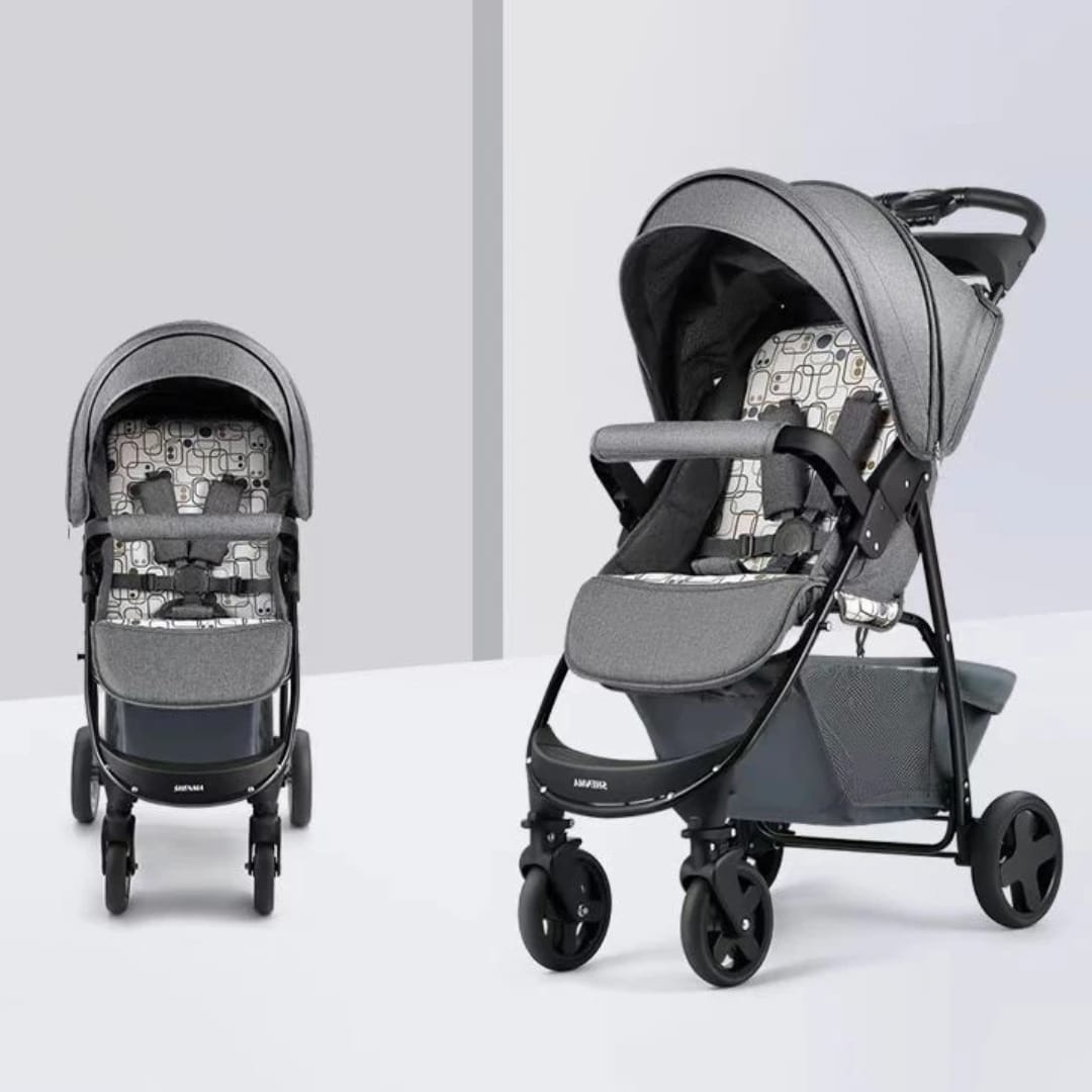 👶🛒 Premium Baby Stroller | Foldable Travel Pram ✨ | Lightweight Pushchair | Comfortable & Safe Baby Carrier 🌈