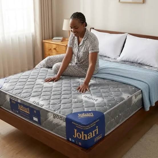 🎁🛏️ Johari 8-Inch Orthopedic Fibre Mattress 🌙 High-Density Fibre Core 💪 Quilted Soft Cover ✨ Heavy Duty Back Care Comfort 😴 Breathable Modern Design 🏡 24-Month Warranty 📦 All Sizes Available