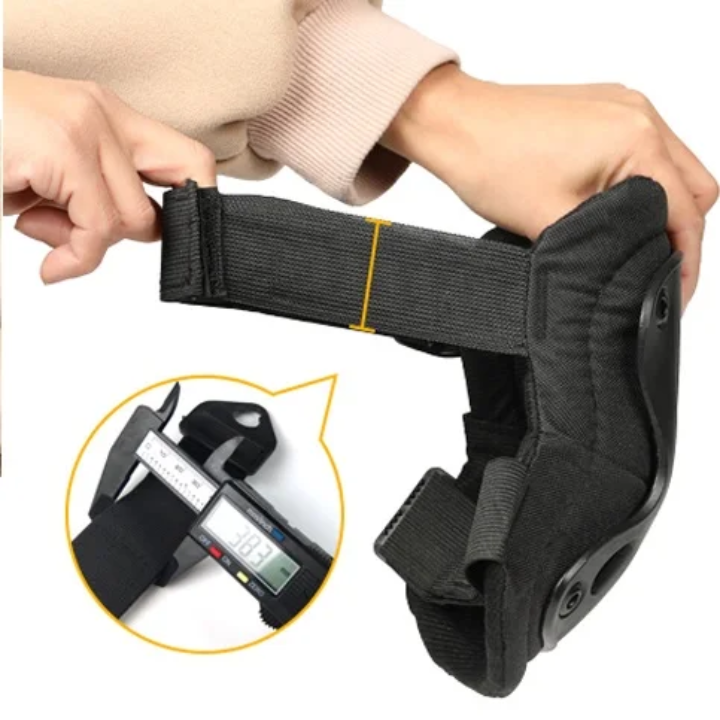 4 Piece Tactical Combat Knee and Elbow Protective Pads.Tactical Knee Pad Elbow Pad Black – Outdoor Airsoft & Sports Protective Gear