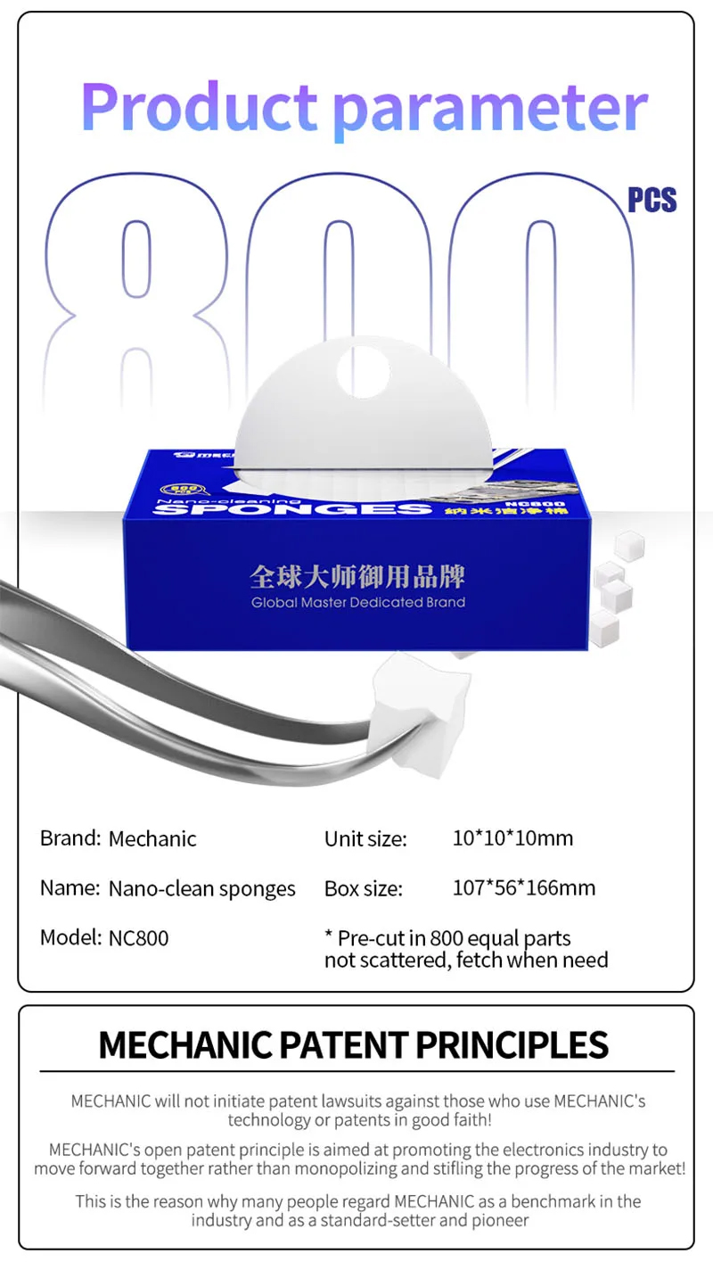 Mechanic NC800 Multifunctional Nano Cleaning Sponge