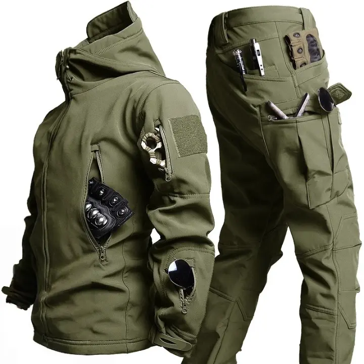 [FREE BALACLAVA] Elite Tactical Jacket Suit – Waterproof, Durable & All-Terrain Ready