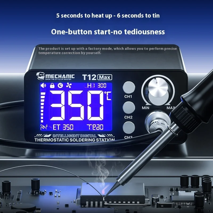 Mechanic Intelligent Temperature Control Anti-Static Soldering Station Mechanic Precision T12 Station
