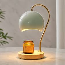 Nordic-style electric top-down candle warmer lamp