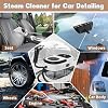 Handheld Steam Cleaner for Home, 2000W High Temperature Pressurized Machine, 1.6L Water Tank, Handle-controlled Steam Output, Portable Cleaning Steamer for Car, Bed Bugs, Furniture, Grout (White)
