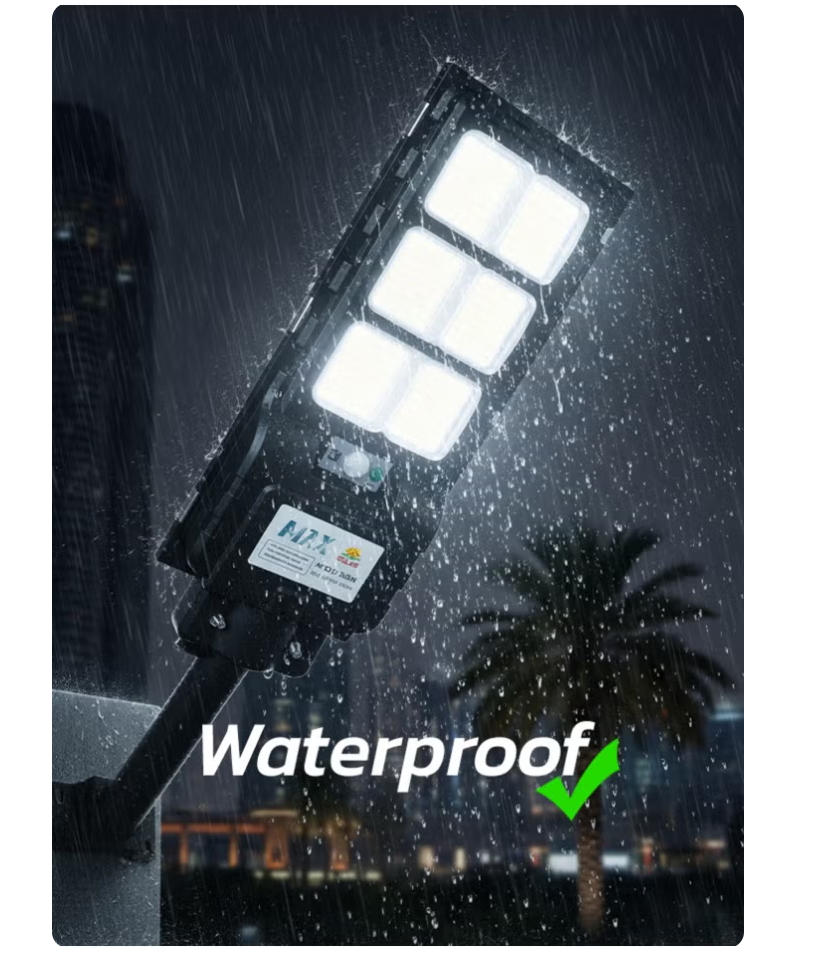 MODI Solar LED Street Light, 6500K Bright White, Remote & PIR Motion Sensor, IP65 Waterproof Outdoor Wall Lamp, Dusk To Dawn Auto Lighting, 12H Long Lasting, Garden Yard Driveway Security Light