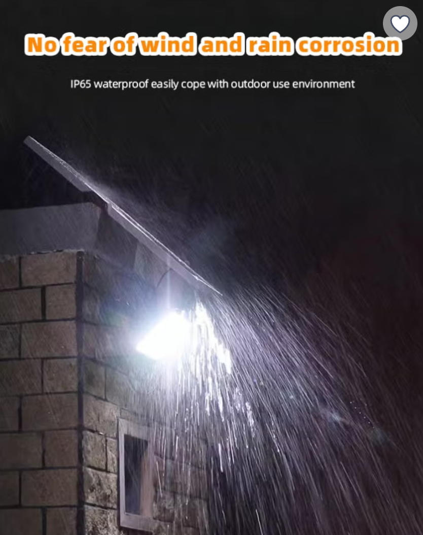 MODI Solar Flood Light, Waterproof Rechargeable Emergency Spotlight with Remote Control for Garden Outdoor Indoor Wall Street Landscape Lighting