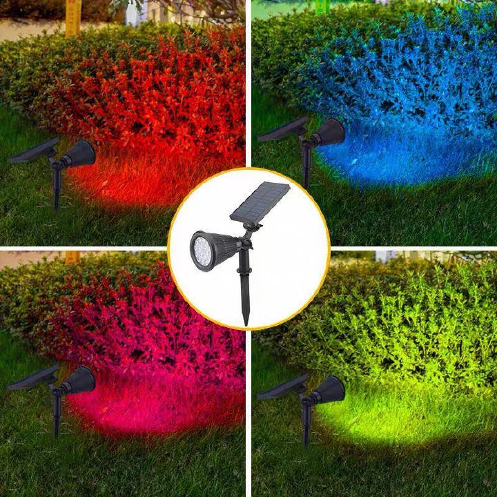 MODI New Super Bright Solar Spot Lights Outdoor, Waterproof Solar Ground Stake Landscape Lamp,  Solar Tree Lights for Garden Yard Patio Lawn Decor