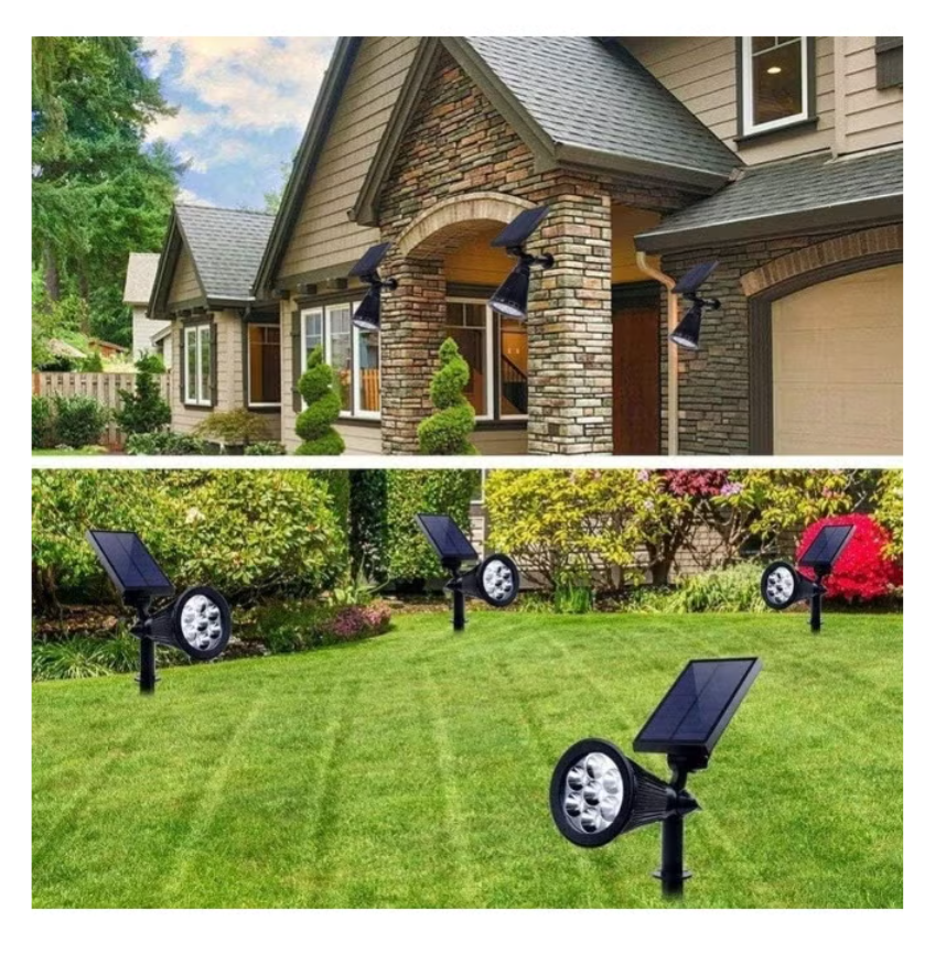 MODI New Super Bright Solar Spot Lights Outdoor, Waterproof Solar Ground Stake Landscape Lamp,  Solar Tree Lights for Garden Yard Patio Lawn Decor