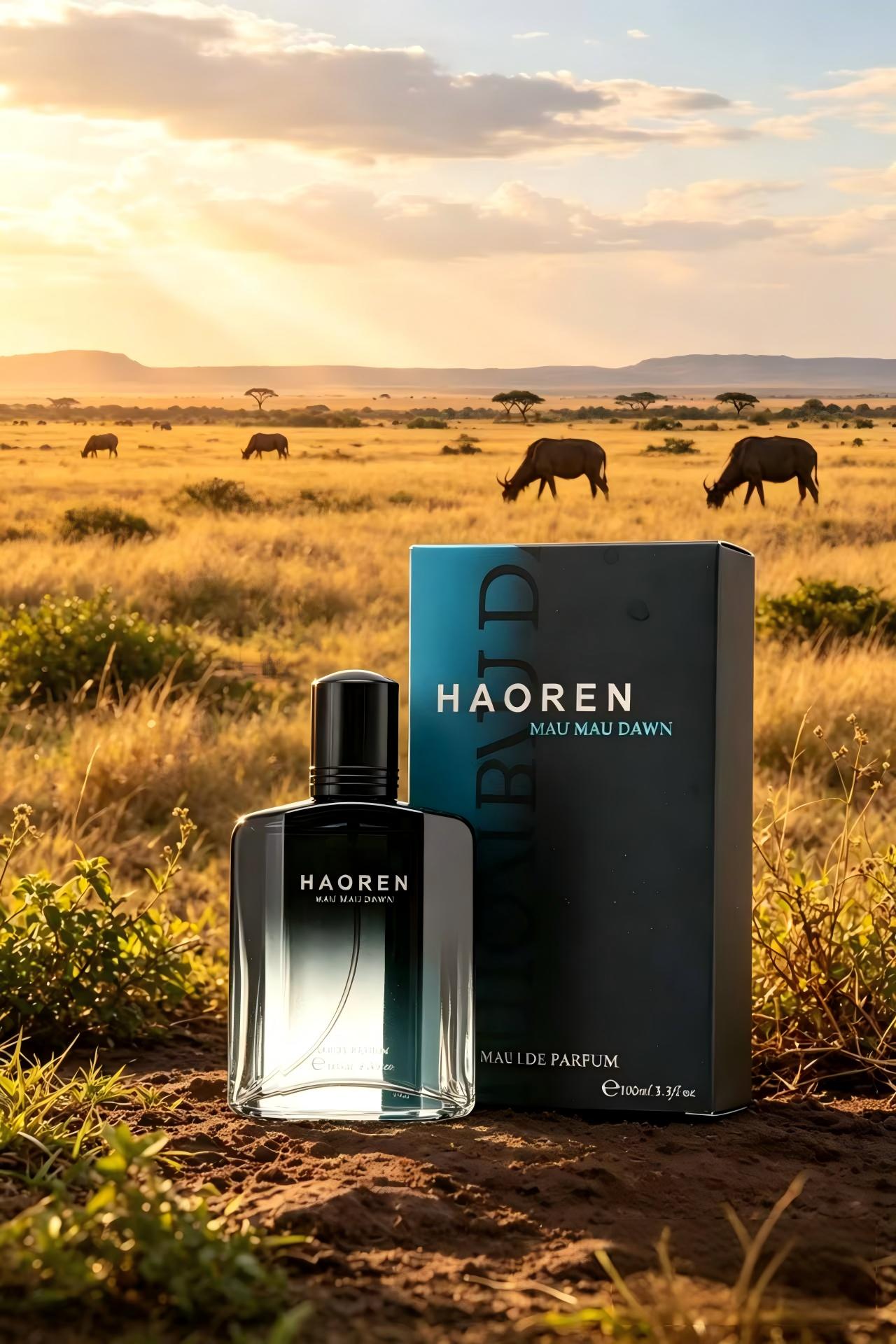 HAOREN Mau Mau Dawn Eau de Parfum Unisex 100ml - Amber Oud Scent, Bold Daily Wear & Evening Fragrance, Gift for Her & Him