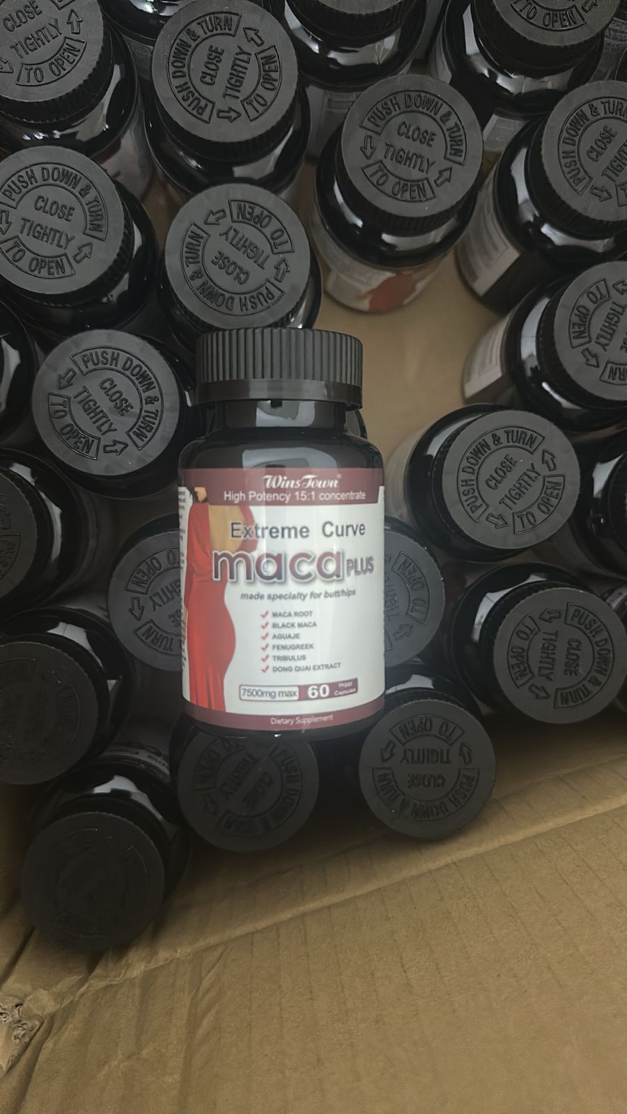 Extreme Butt & Hip Curve Maca Plus Capsules (7500mg) | Dietary Supplement made specialty for Butt/hips EnhancementMade with All Natural Ingredients and No Weight Gain or Known Side Effects- 60capsules