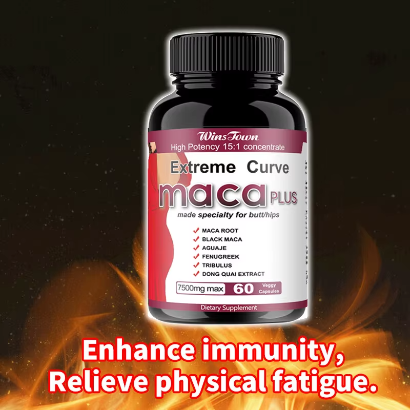 Extreme Butt & Hip Curve Maca Plus Capsules (7500mg) | Dietary Supplement made specialty for Butt/hips EnhancementMade with All Natural Ingredients and No Weight Gain or Known Side Effects- 60capsules