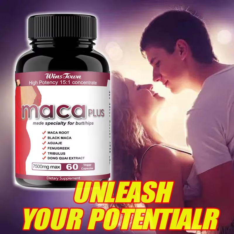 Extreme Curve Maca Plus Capsules (7500mg) Dietary Supplement for Natural Butt Enhancement