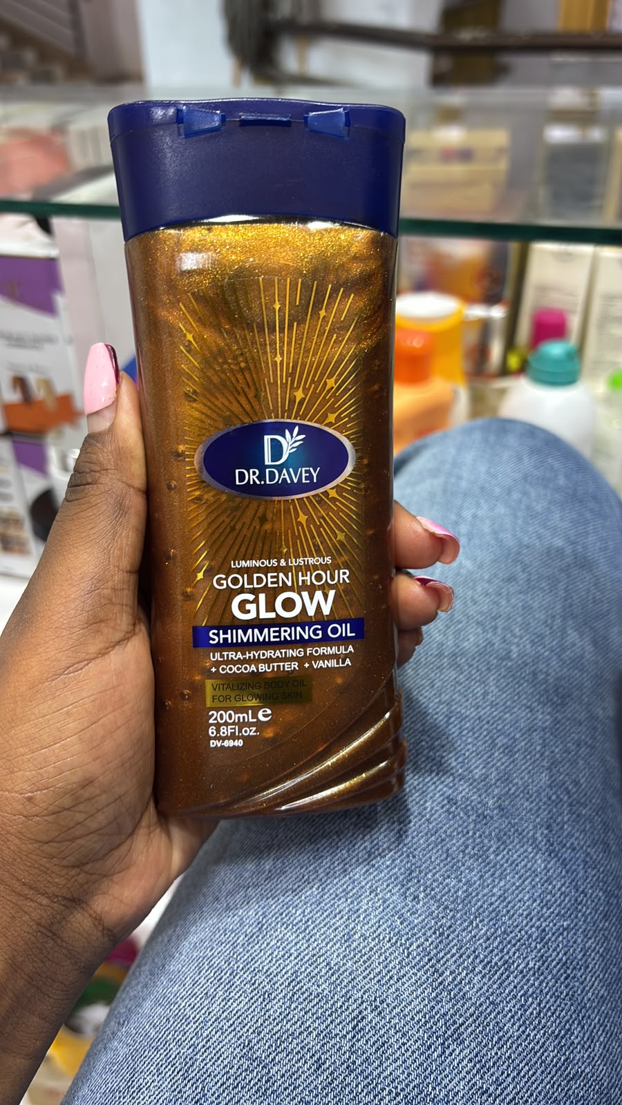 DR. DAVEY Golden Hour Glow Shimmering Body, Gluta Amino Healthy Glow, Gluta-VC Pro Retinol, GLUTA-NIA Bleaching Body Oil