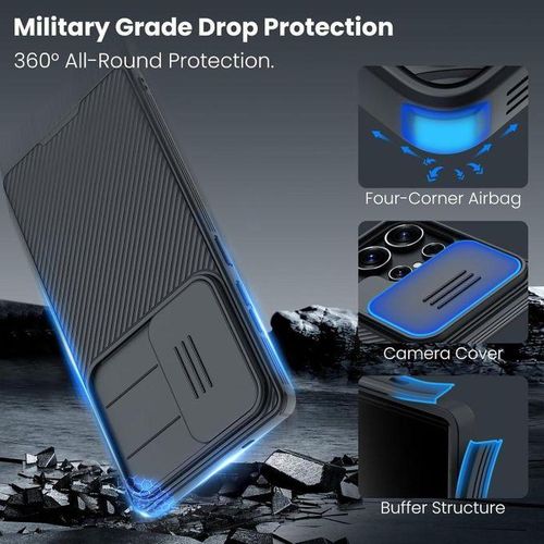 DISCOUNTED DEAL!!SSamsung Galaxy S26 Ultra/S25 Ultra/S24 Ultra/S23 Ultra/S22 Ultra Cover/Case Nillkin Cam-shield phone case/cover camera lens protection shockproof phone case with CameraProtectorCover