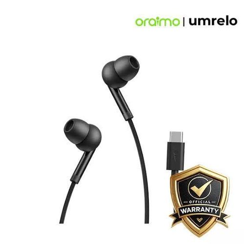 DISCOUNTED DEALS!!!Oraimo Type-C Earphones OEP-320C – Clear Stereo Audio, In-Line Microphone – USB-C Wired Headset for Android & iPhone 15