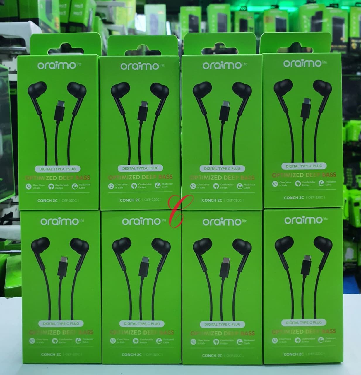 DISCOUNTED DEALS!!!Oraimo Type-C Earphones OEP-320C – Clear Stereo Audio, In-Line Microphone – USB-C Wired Headset for Android & iPhone 15
