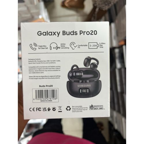 Samsung Galaxy Buds Pro 20 – True wireless earbuds with 24-bit Hi-Fi sound, Active Noise Cancellation, 360 Audio Headset , seamless Galaxy Headphone, ecosystem connectivity ( Black )