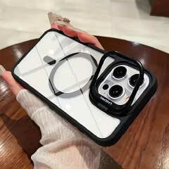 Apple Magsafe Phone Case/ Cover Invisible Foldable Metal Holder, Magsafe charging  For iPhone 11 Pro max/12 Pro max/13 pro max/14 Pro max/15 pro max/16 pro max/17 pro max/ All iPhone series