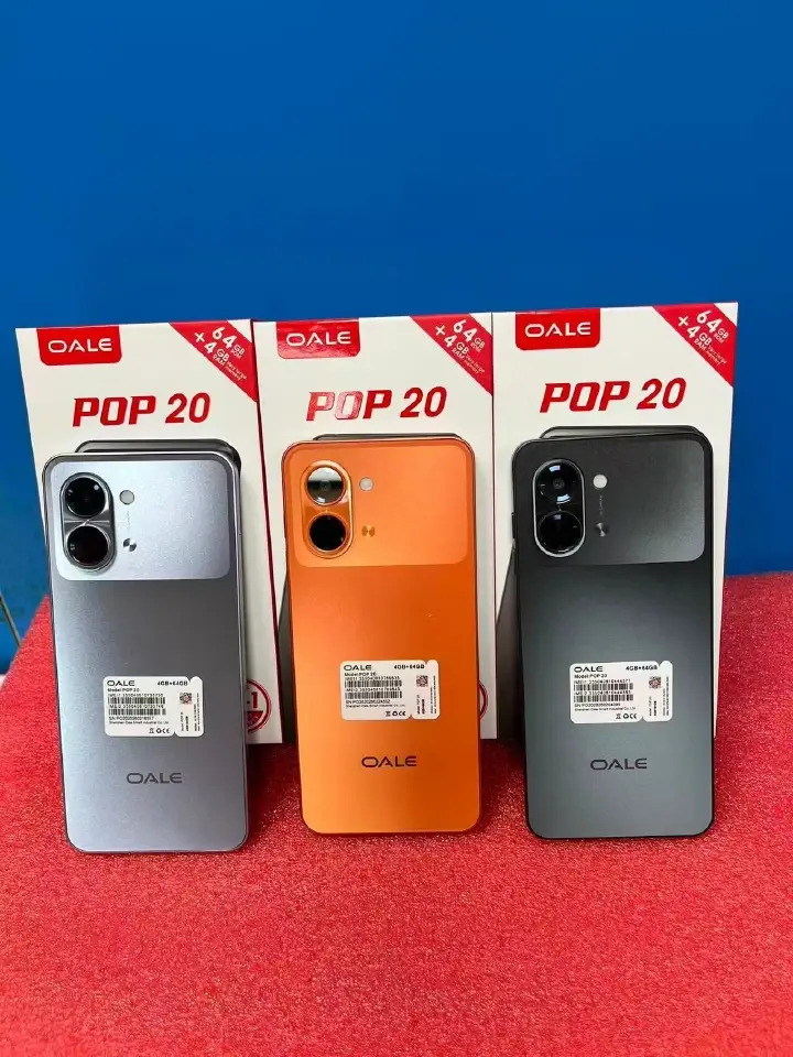 TIME LIMITED DEALS!!!OALE POP 20 STORAGE 64GB ROM+4GB RAM SCREEN 6.6’’ DUAL SIM PHONE SIDE FINGERPRINT TYPE-C CHARGER REAR CAMERA 8MP+FRONT 5MP ANDROID 13